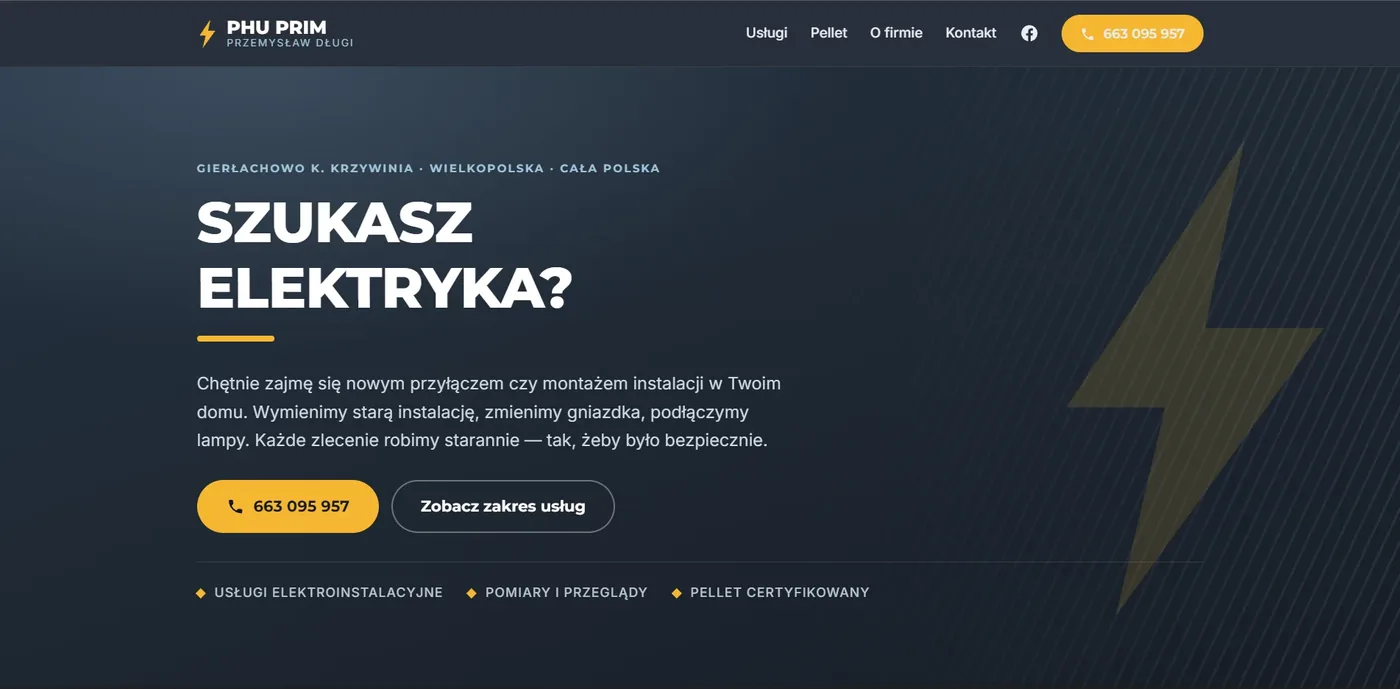 Podgląd strony phuprim.pl